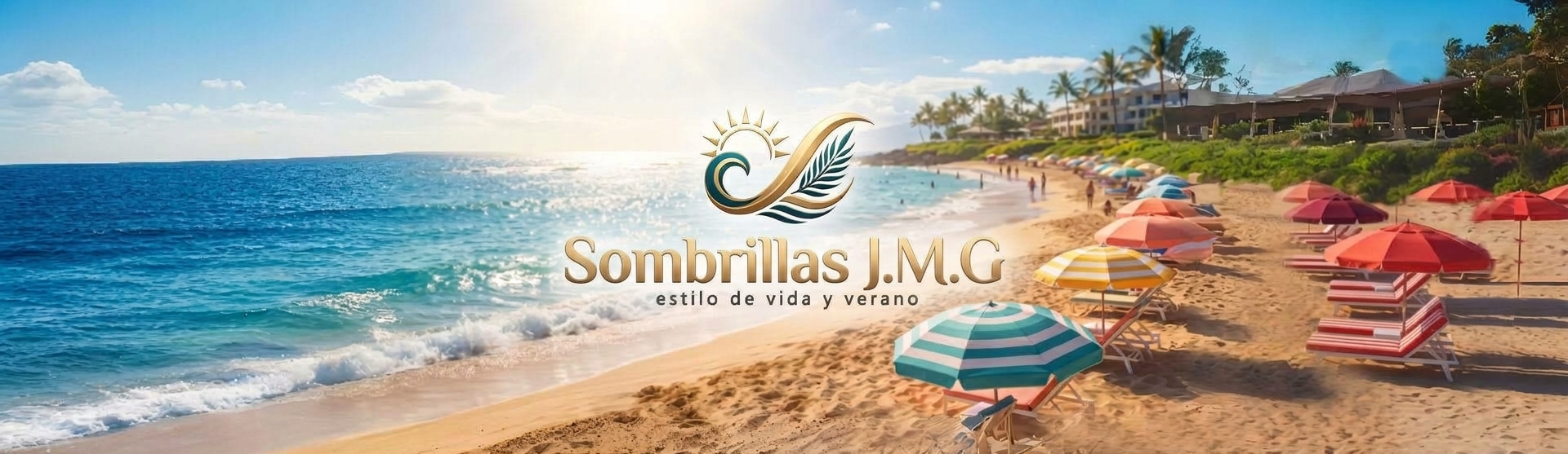 Sombrillas J.M.G Banner
